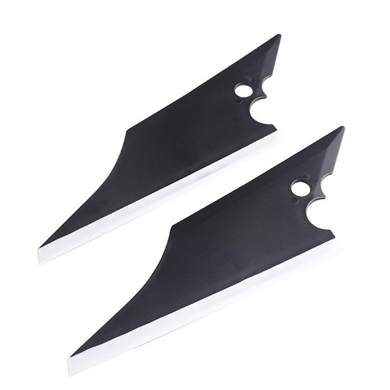 Black Flying Fish Gun-Shaped Plastic Squeegee for Car Film Application and Cleaning