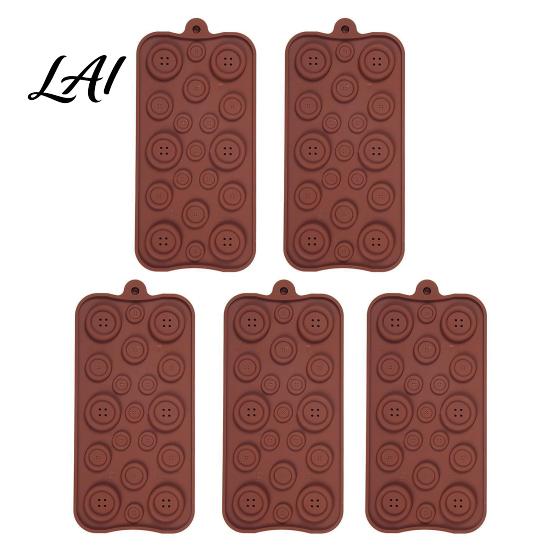 DIY Dessert Molds 19-Hole Silicone Button Molds Three Sizes Cake Decorating Tray Handmade Candy Flexible Easy Release Baking Gadgets for Chocolate