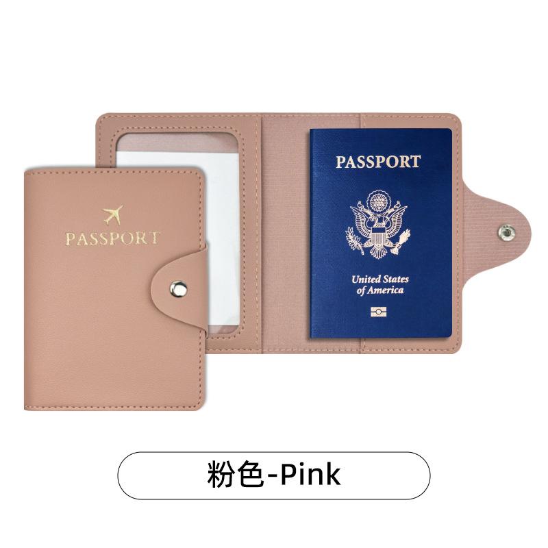 Women Men Fashion Business Passport Covers Holder Multi-Function ID Bank Card PU Leather Wallet Case Travel Accessories