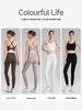 Summer Women's Yoga Set: Water Drop Back Tank & Anti-Roll-Up Pants