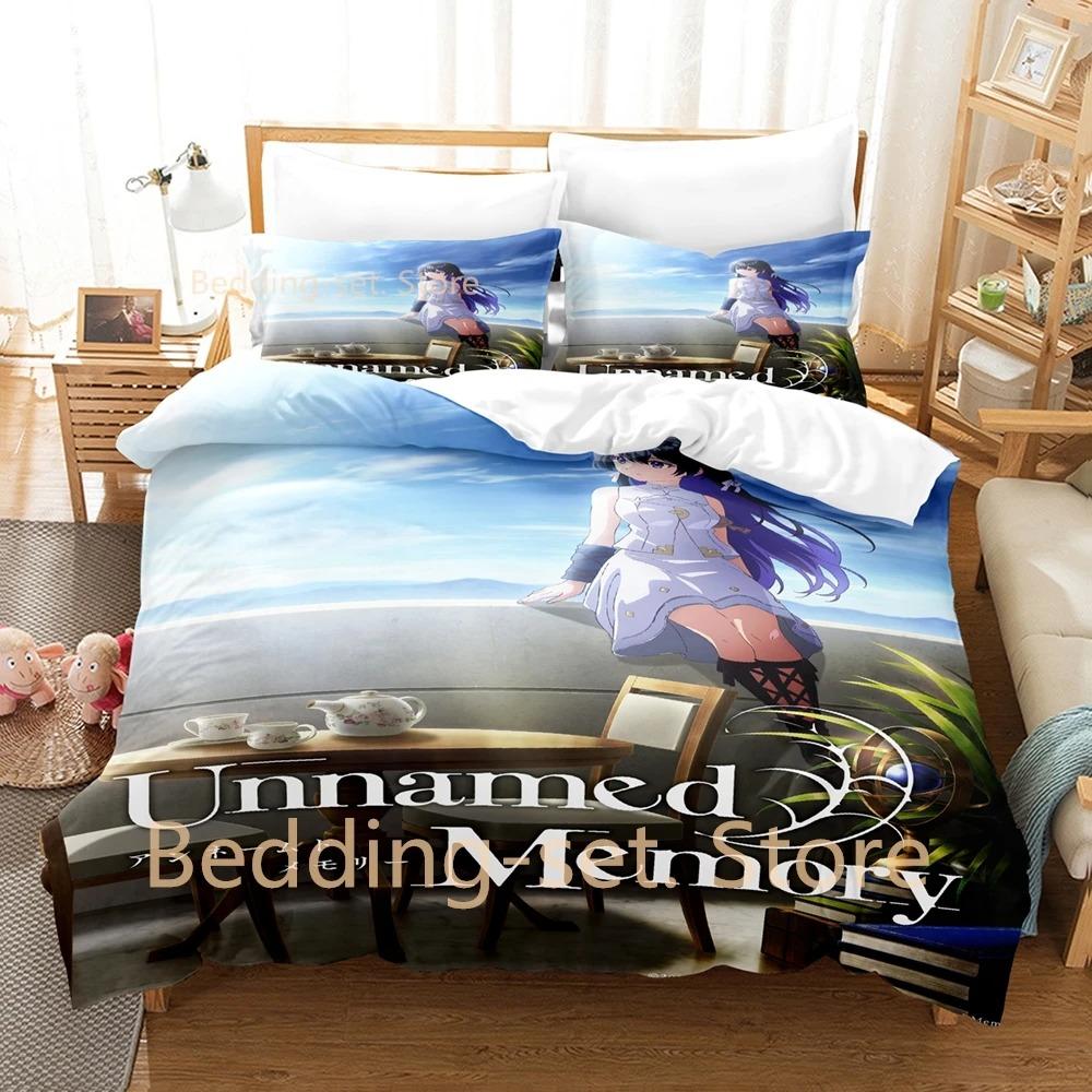 Unnamed Memory Bedding Set Single Twin Full Queen King Size Bed Set Adult Kid Bedroom Duvetcover Sets 3D Anime Bed Sheet Set