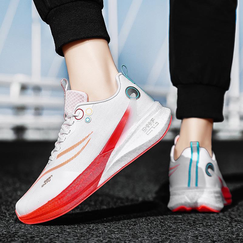 Men Women Running Shoes Carbon Plate Sneakers Outdoor Lightweight Jogging Shoes Breathable Mesh Anti-slip Fitness Walking Shoes