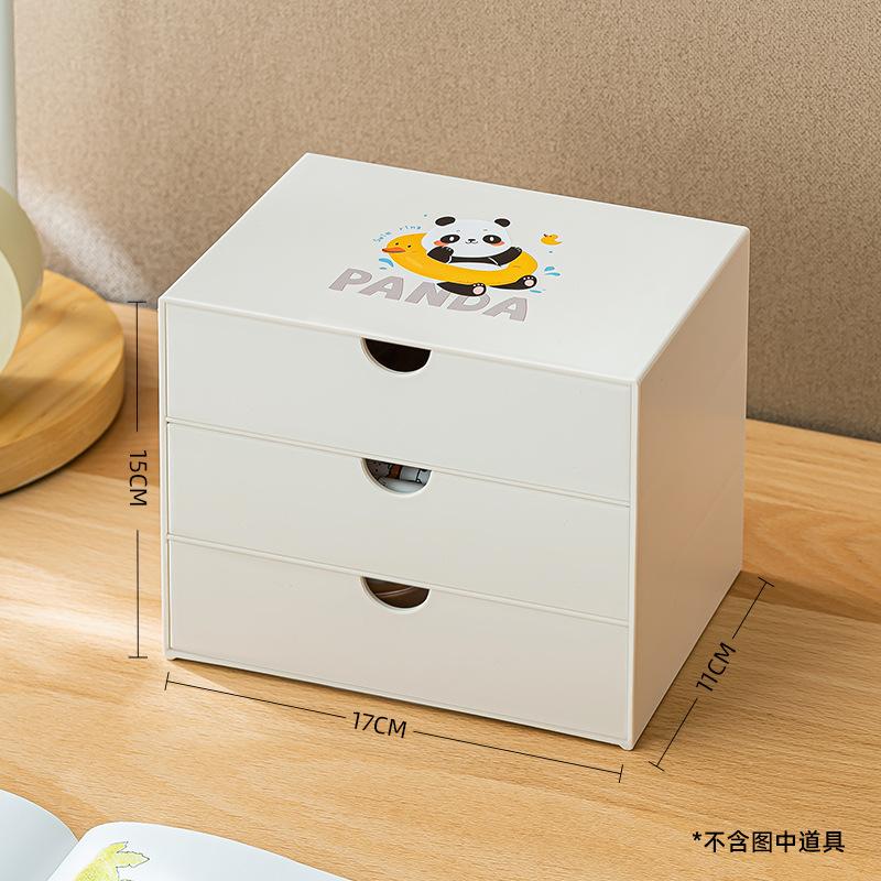 Aufbewahrungsboxen für Kosmetika im Schreibtisch-Schubladenstil, für Zuhause, Kunststoff, Schmuckschatulle für Bürobedarf, Kleinigkeiten, Organisationsbehälter, Make-up-Koffer