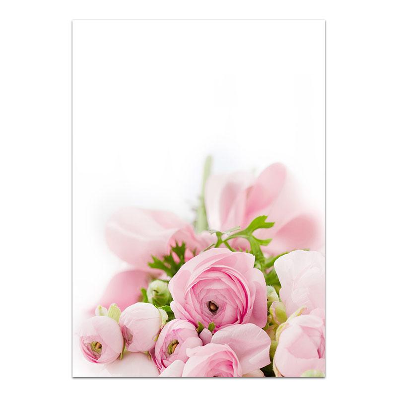 Rosa Blume Leinwand Malerei Nordic Tropische Pflanze Poster und Druck Sukkulenten Kaktus Wand Bild für Wohnzimmer Wohnkultur