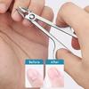 1pc Precision Cuticle Scissors for Dead Skin &Hangnail Removal-Sharp Curved Jaw Manicure Tool with 5mm Stainless Steel,Left/Right-Handed Nail Trimmer