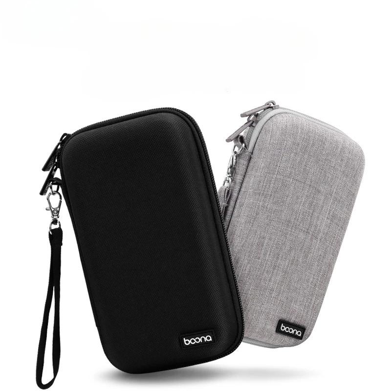 Fashion Portable Data Cable Storage Bag Outdoor Earphone Bag Organizer Digital Gadget Storage Box Charger U Disk Protection Case