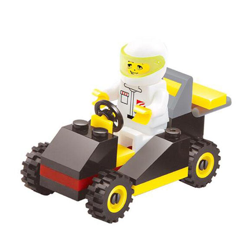 City Patrol Police Motorcycle Car Pursuit Prisoners Model Building Blocks Enlighten Action Figure Toys For Children