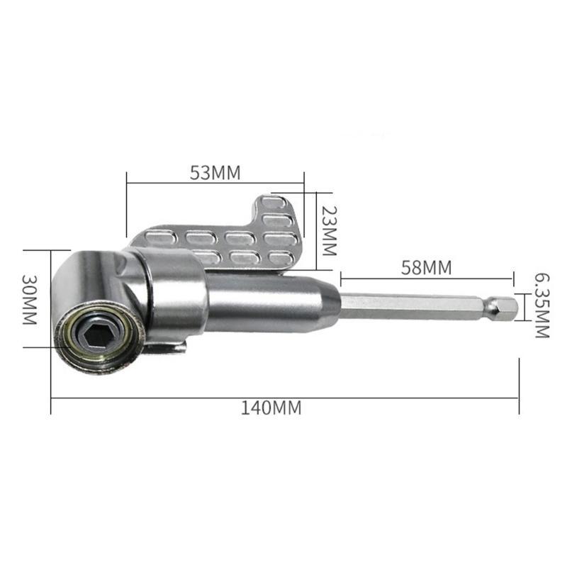 652F Ergonomic 105 Degree Driver Adapter For Easy Access In Small & Complex Areas Furniture Assembly Maintenance