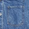2025 Spring/Summer Women's Casual Denim Dress - Long-Sleeve, Single-Breasted, Lapel Design