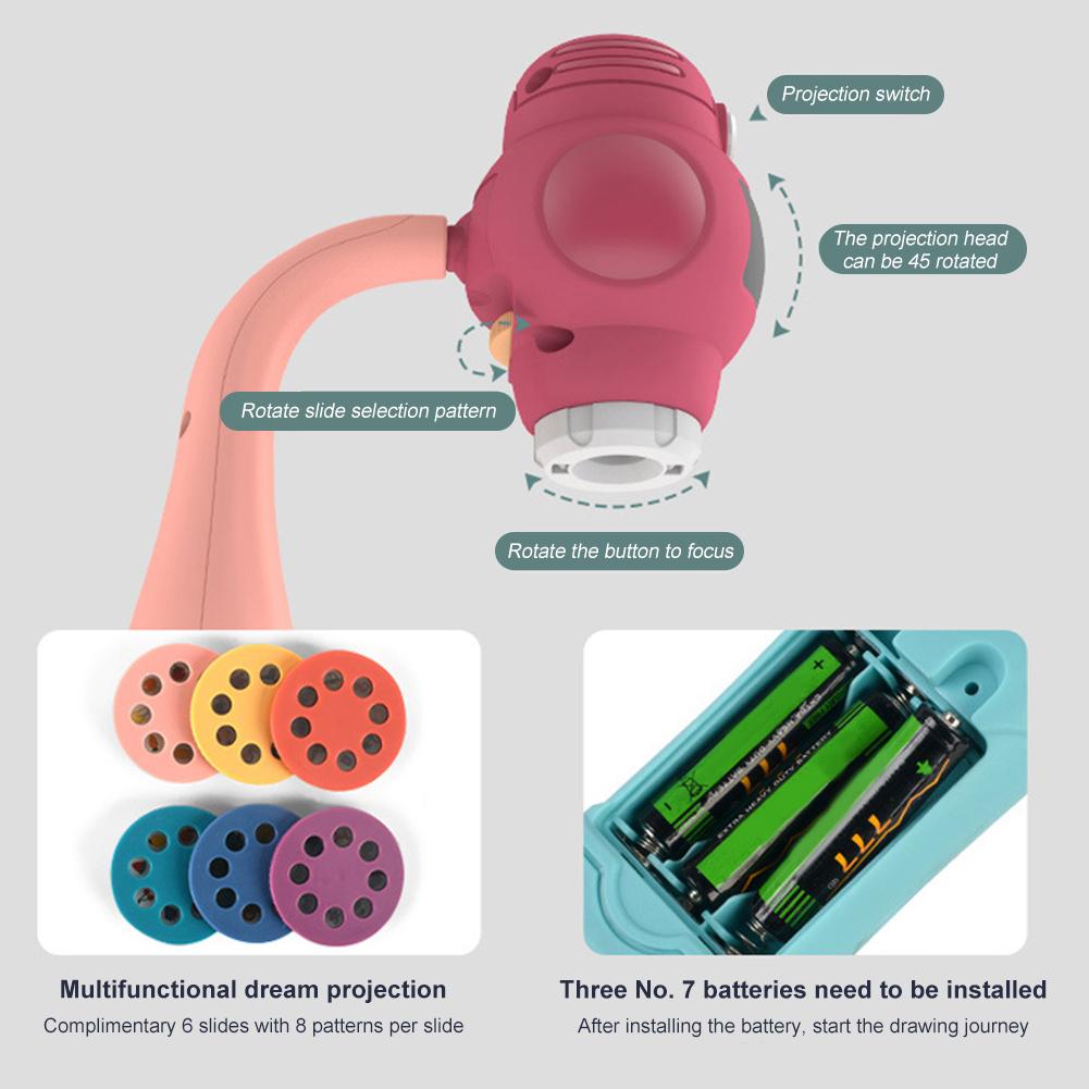 LED-Projektor Kunst Zeichentisch Spielzeug für Kinder Malbrett Lernen