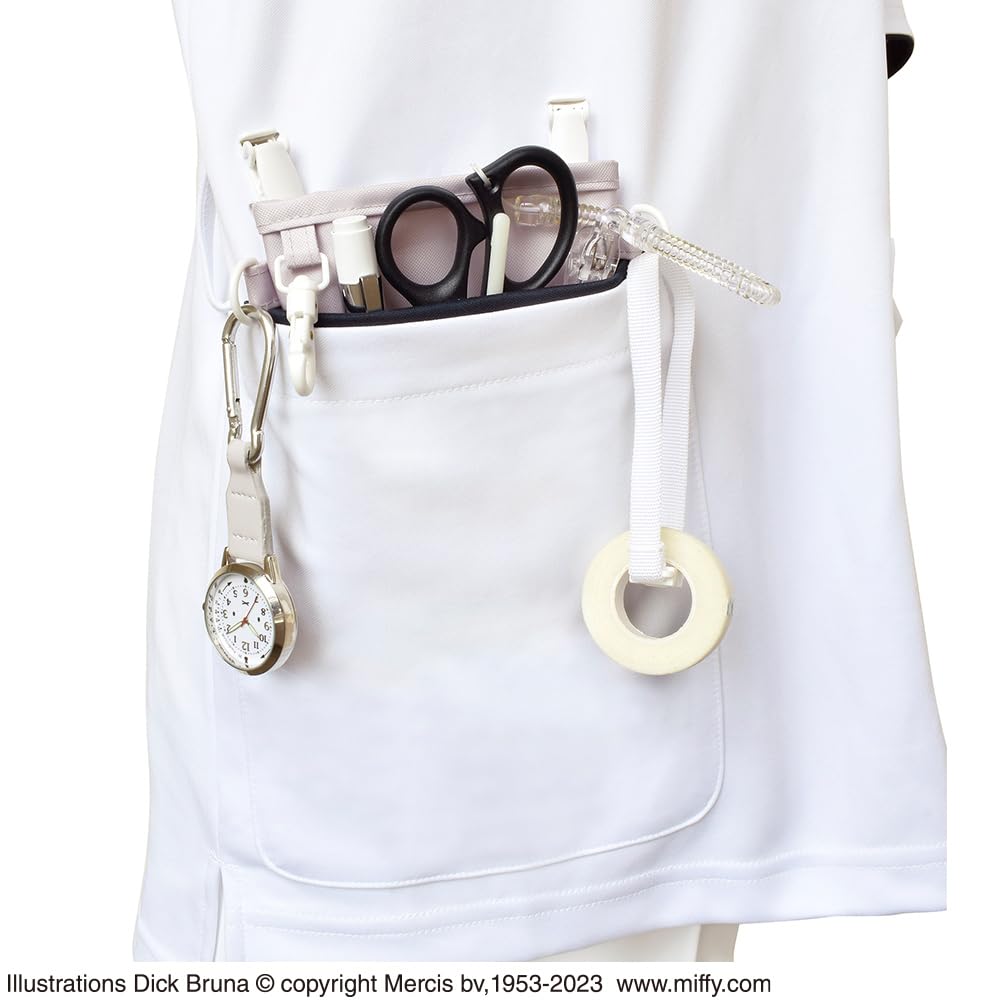 3WAY Weiches Stiftemäppchen Miffy Boris Greige [Saint Ladies] &