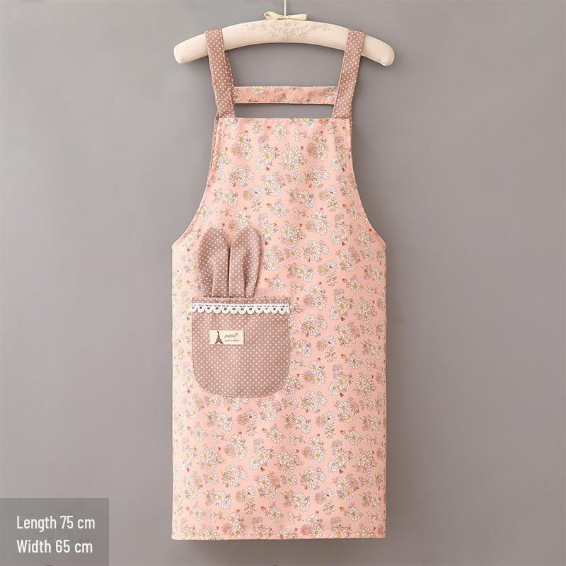 2024 Breathable Cotton-Linen Apron: Lightweight, Anti-Oil, for Spring/Summer Cooking and Catering