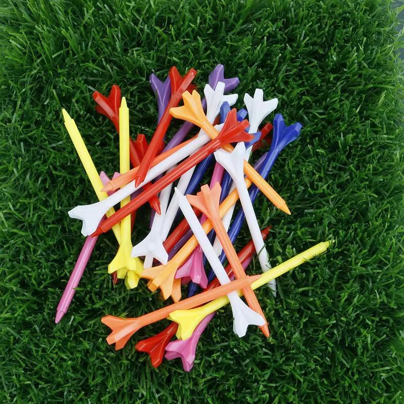 Fengyi gemischtfarbige Kunststoff-Golftees (100er-Packung)