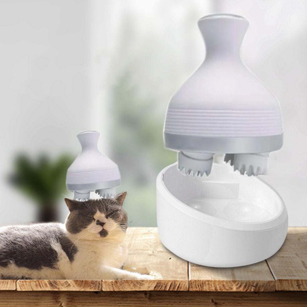 

Электрический массажер для собак с зарядкой USB Расслабляющий массажер для кожи головы для кошек и собак