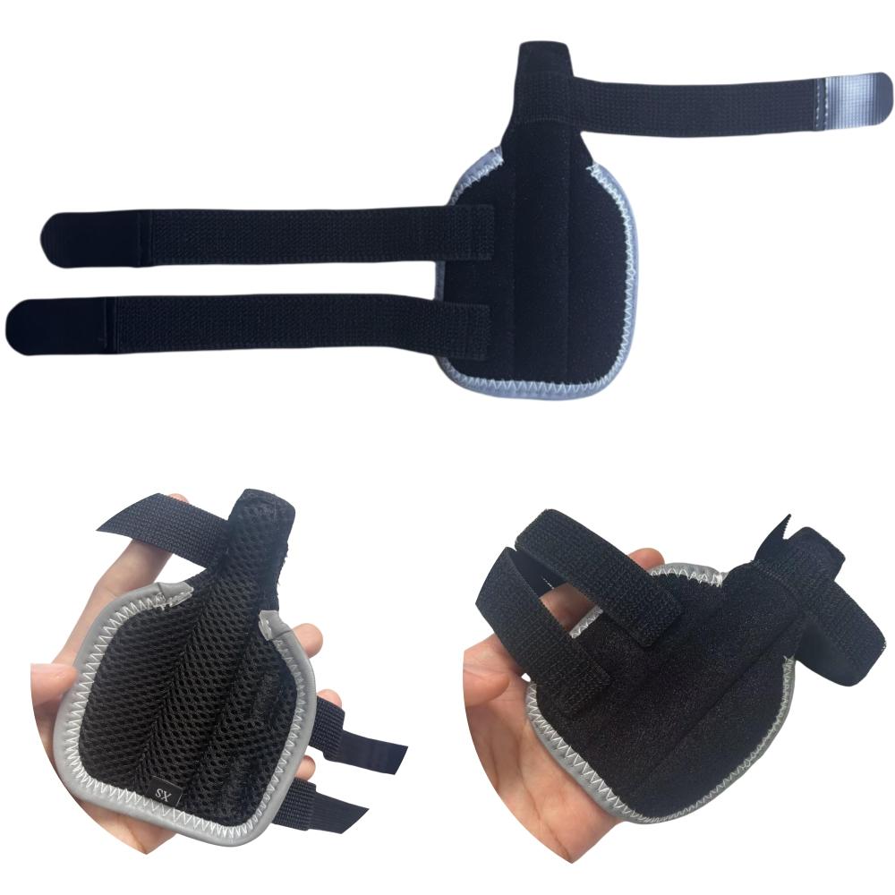 

Бандаж на переднюю лапу кошки для восстановления после травмы - Регулируемый рукав для поддержки суставов и связок у питомца - Мягкая защитная повязка XXS чёрный