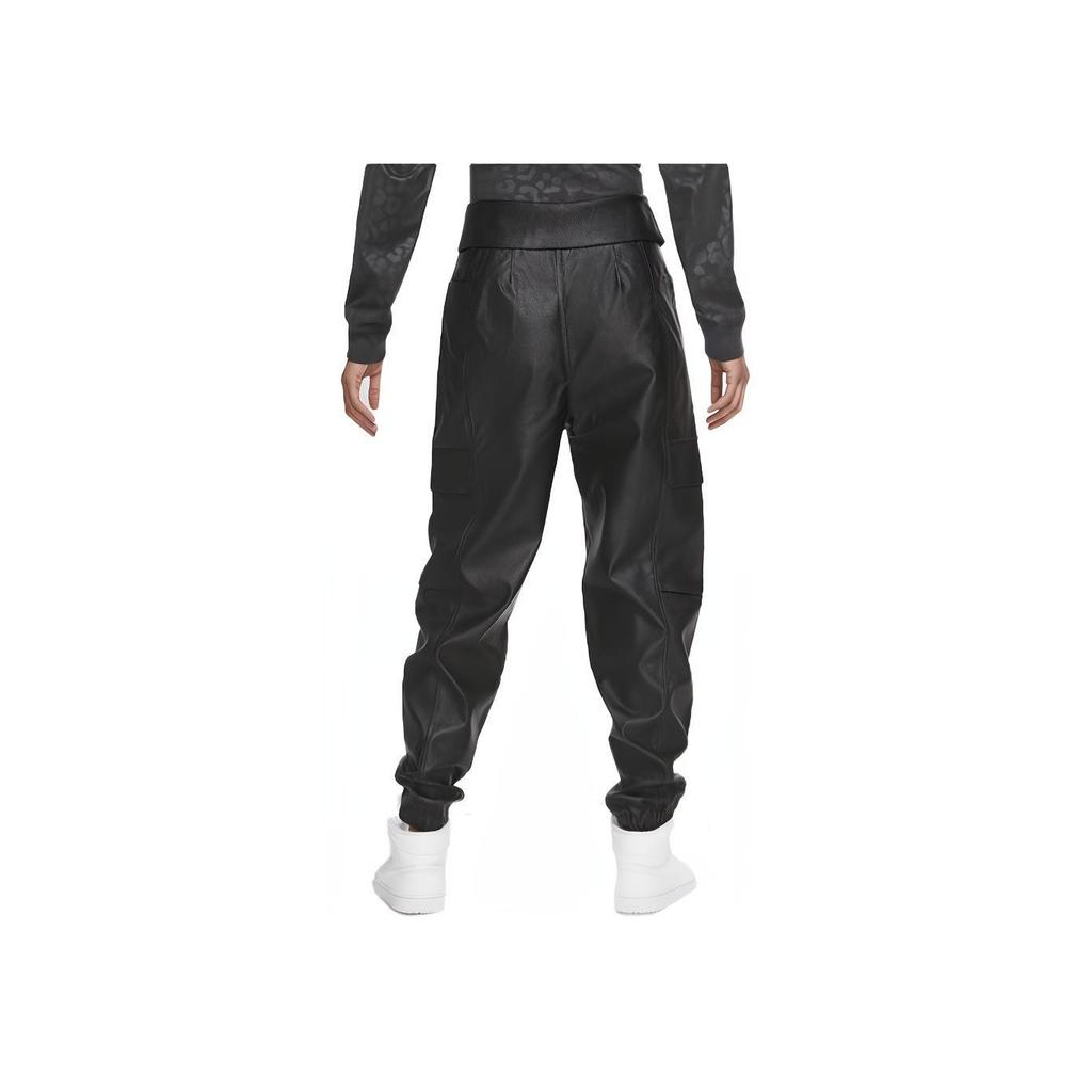 Jordan High-Waist Solid Color Casual Pants Women Bottoms Black CW6487-010