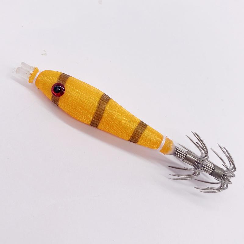 2pcs Blowpipe Hook Squid Jig Luminous Uv Glow In The Dark Hard Turlutte Lure For Fishing Squid Octopus Cuttlefish Artificial Bai
