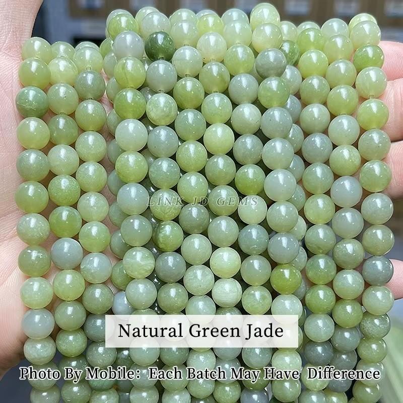 Natural Stone Sea Blue Chalcedony Beads Round Loose Spacer 6 8 10mm Pick Size For Jewelry Making Necklace Bracelet Accessory
