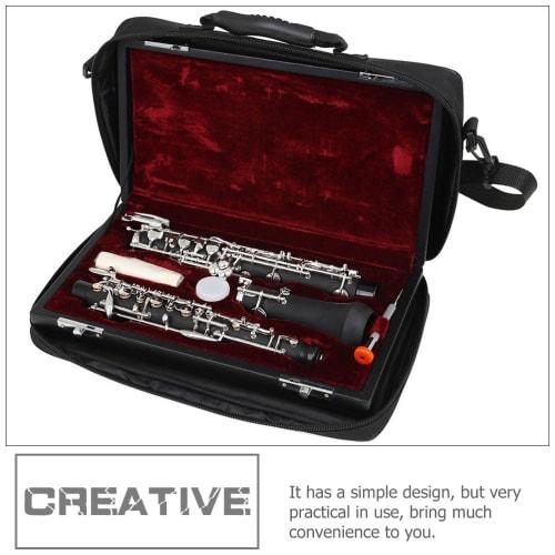 HOLIDYOYO Oboe Bag, Clarinet Case, Shockproof, Waterproof, Shoulder Bag for Clarinet and Oboe Protection, Easy To Grip, Wind Instrument Accessories