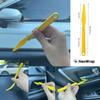 Window Tint Tool Vinyl Wrap Shank Gasket Squeegee Corner Scraper with Long Handle Flat Lip for Car Vinyl Film Install 5/3pcs