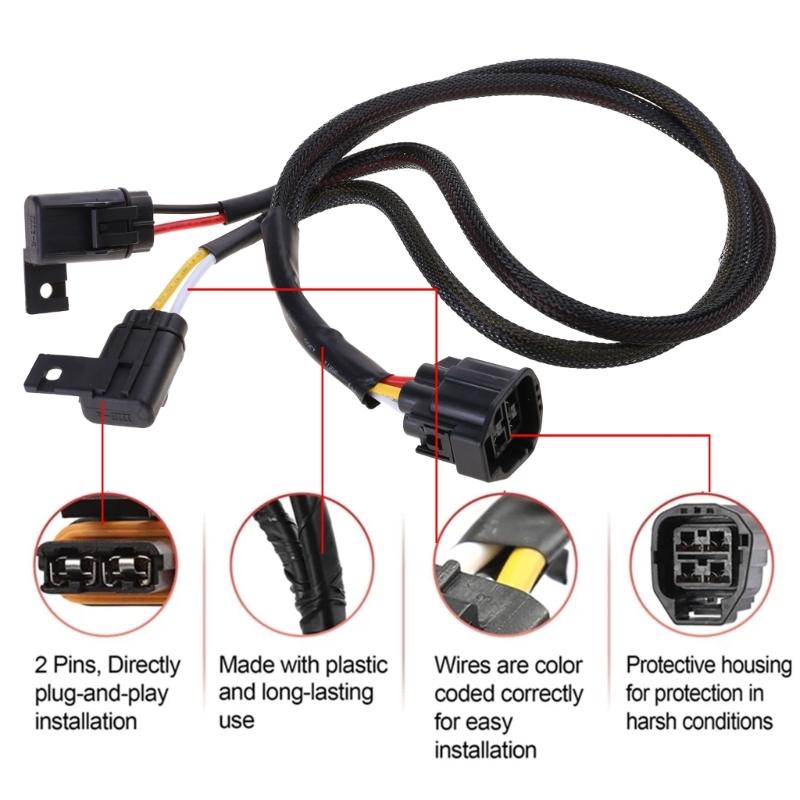 05137716AB 05137716AA Engine Cooling Fan Motor Wiring Harness Replace 5137716AB 5137716AA Fan Motor Wire