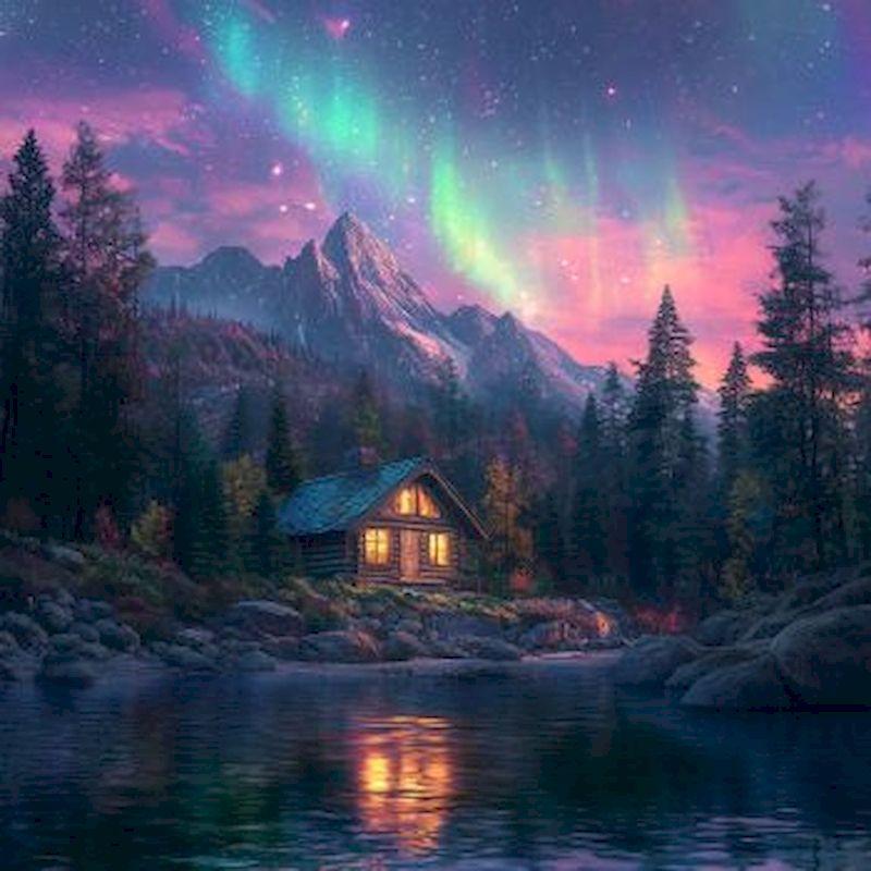 

Алмазная картина Пейзаж Полная вышивка квадратная алмазная картина Бисероплетение Алмазная мозаика Наборы для вышивки крестом Бисероплетение Full Round 20x20CM