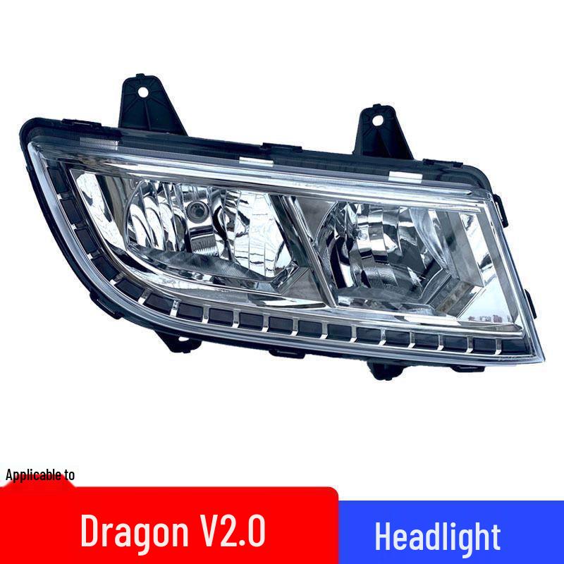 Jiefang Long VH Headlight Assembly for HanV HanWei Longwei Heavy Truck 2.0 Premium Left