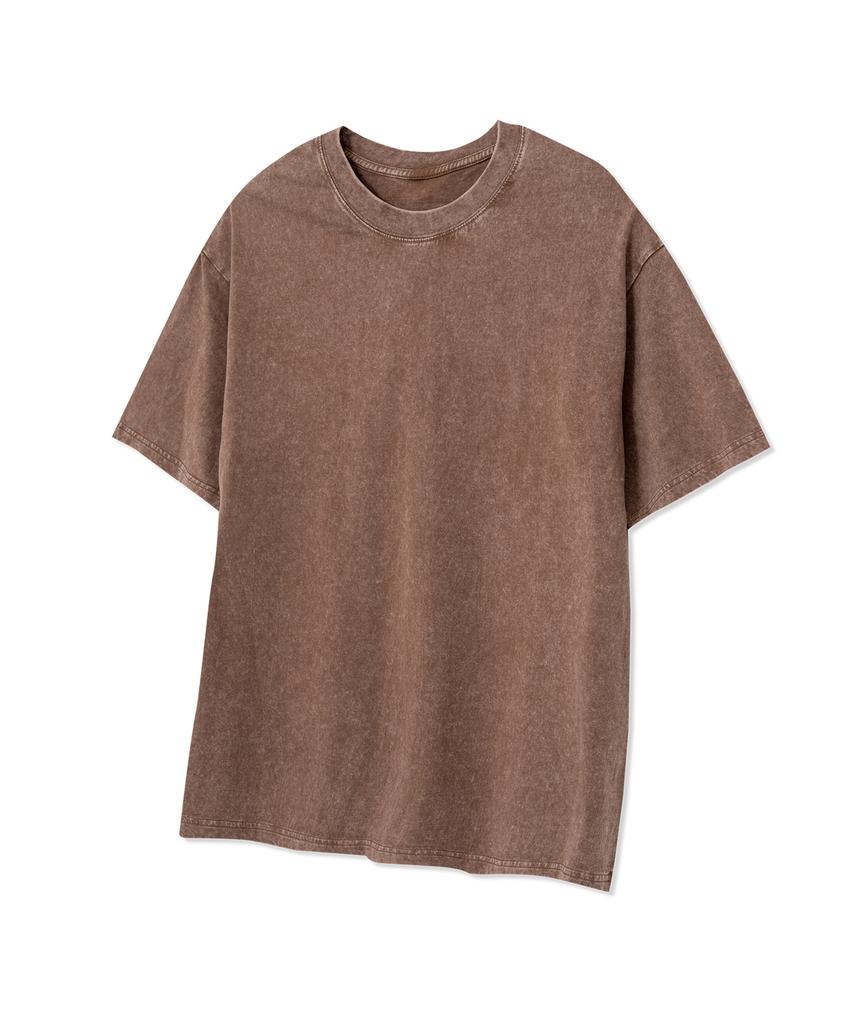 STANDARDERROR [2Pack] Basic Pigment Oversized Short Sleeve T-Shirt (10 Colors) (Type A)