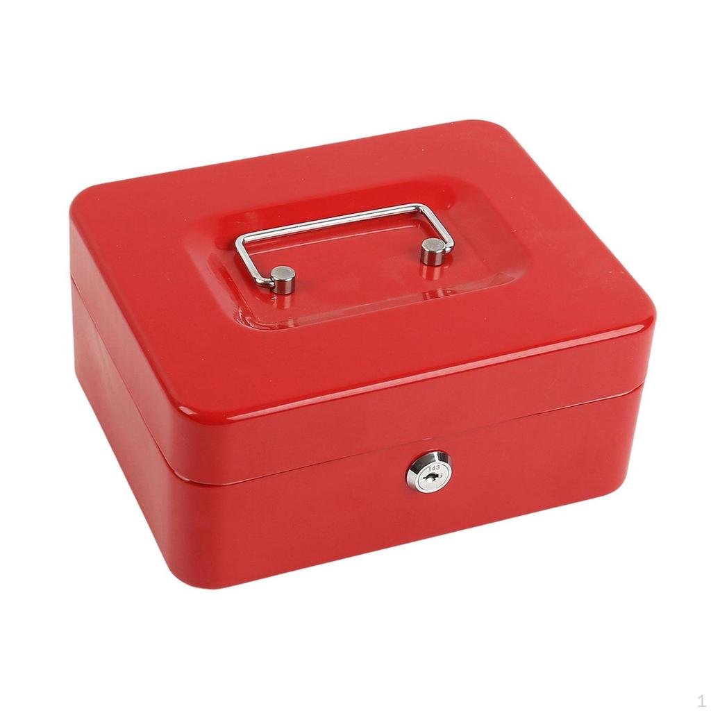 Children's Piggy Bank Storage Box Keepsake Metal Money with Lock Suitable for Decoration