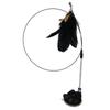 Interactive Cat Toy Funny Simulation Bird Feather with Bell Cat Stick Toy for Kitten Playing Teaser Wand Toy Pet Cats Supplies