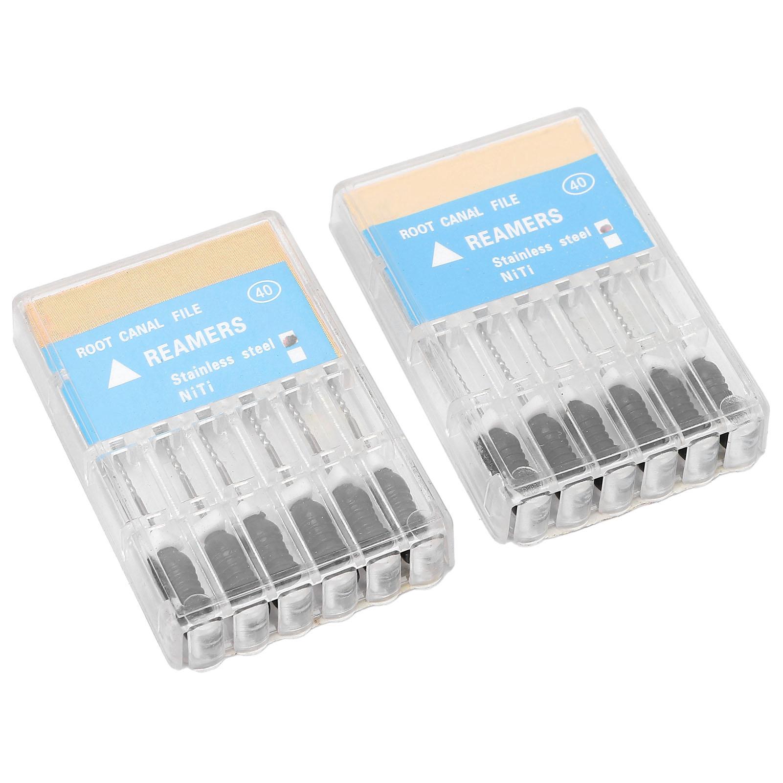 

Stainless Steel Root Canal Files Endodontic RFile Dental Tool Accessory #40 21mm 25mm