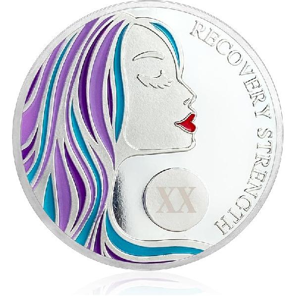 3 Year Sobriety Coin A Sober Woman Sobriety Chip Recovery Anniversary Token Sobriety Gifts for Women Alcoholics Anonymous Gifts Sober Gifts 20 Year