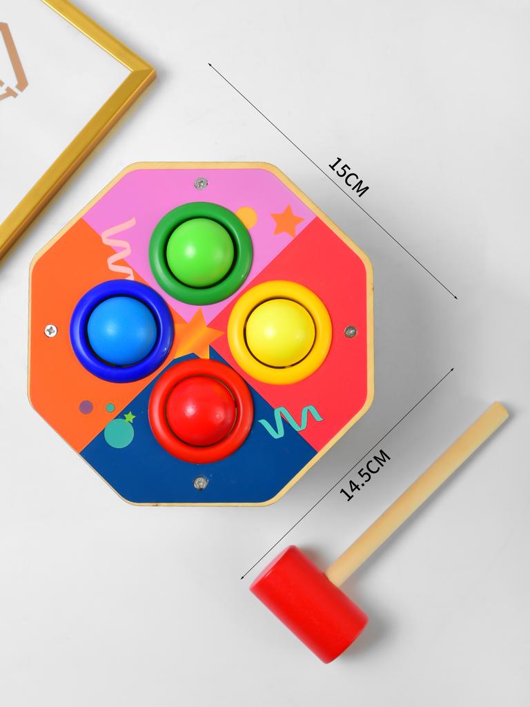 Hammerspielzeug für Kinder, Früherziehungs-Hammerspiel, Ideal für Jungen & Mädchen im Alter von 3-6 Jahren, Stressabbau Geburtstags- oder Weihnachtsgeschenk