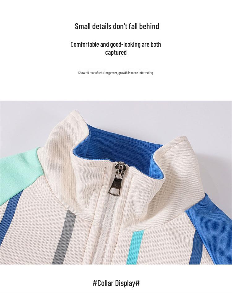 Zestaw mundurków sportowych dla pierwszej klasy szkoły podstawowej i przedszkola na wiosnę/jesień 2025