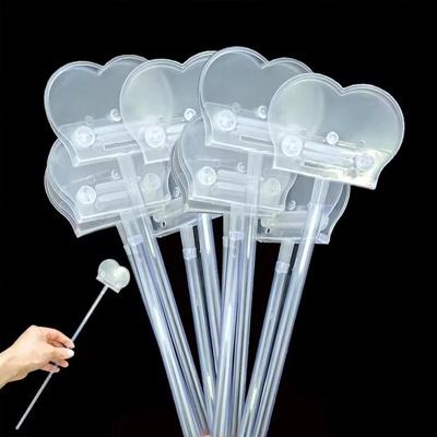 10Pcs Balloon Stick Stand Clip Holder With Base For Table Desktop Centerpiece Birthday Party Wedding Baby Shower Decor