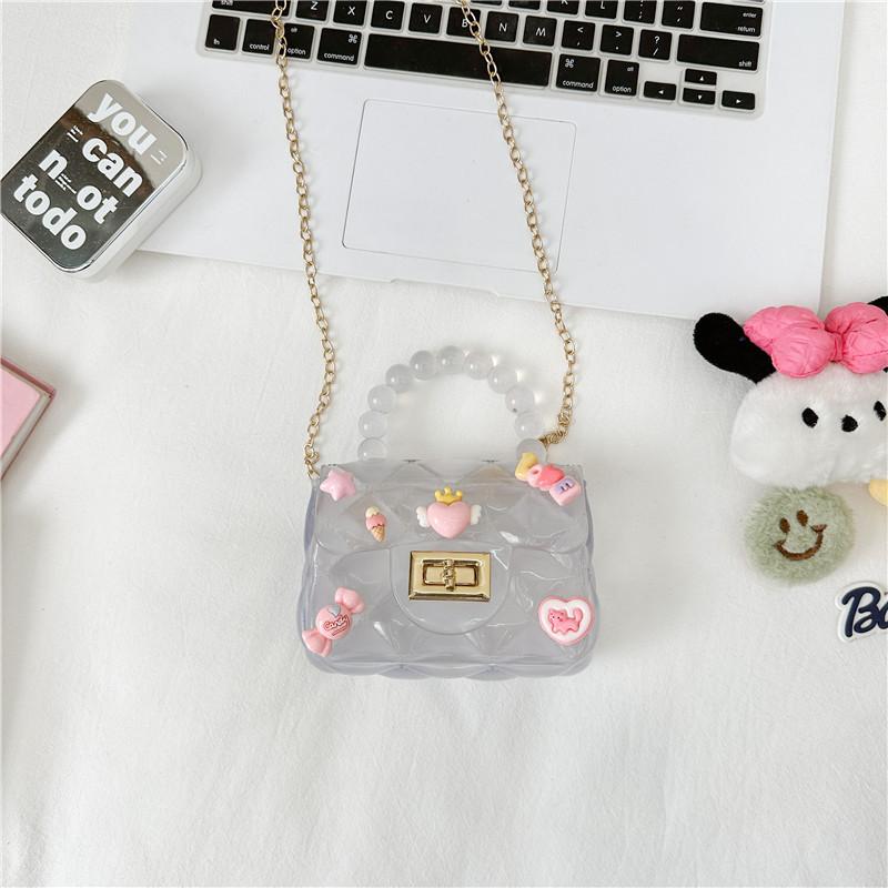 Rabbit Animal Plush Dolls Pearl Shoulder Strap Small Trendy Girl Shoulder Bag