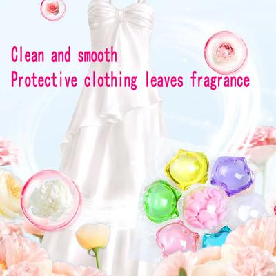 7 w 1 Zapach Wielofunkcyjny Silny Detergent Usuwanie Potu Czyszczenie Skoncentrowane Koraliki Detergentu do Prania Płyn Zmiękczający