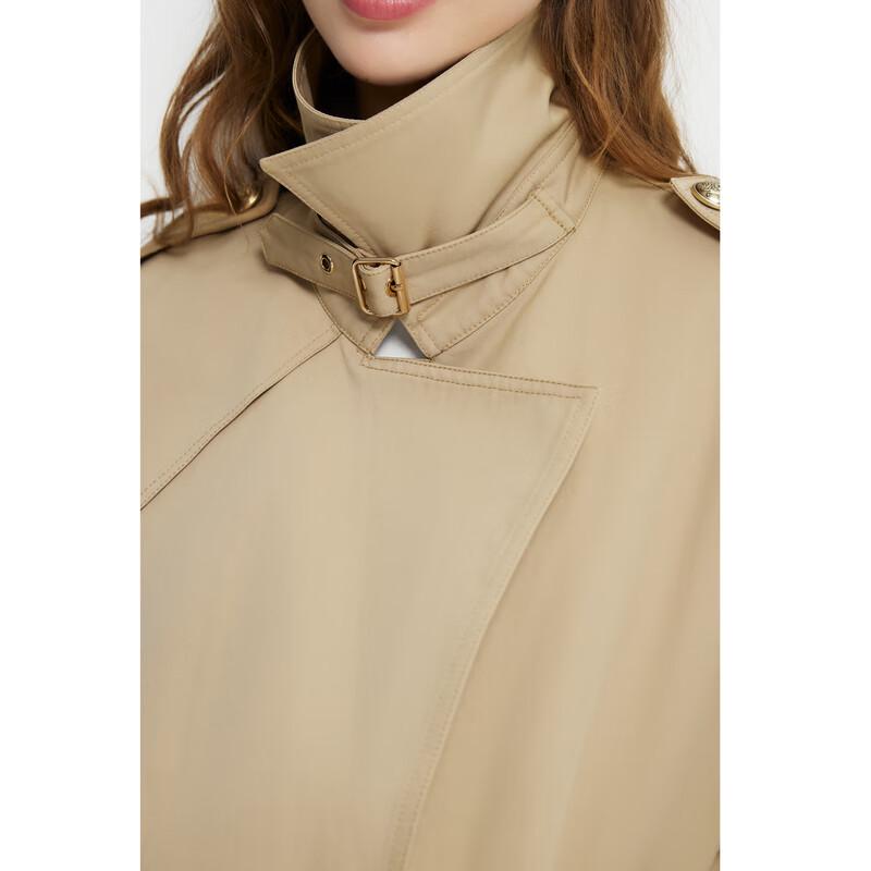 Qiushui Yiren Drop-Shoulder Lapel Short Jacket