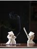 Samurai Knight Ceramic Incense Holder and Burner Ornament