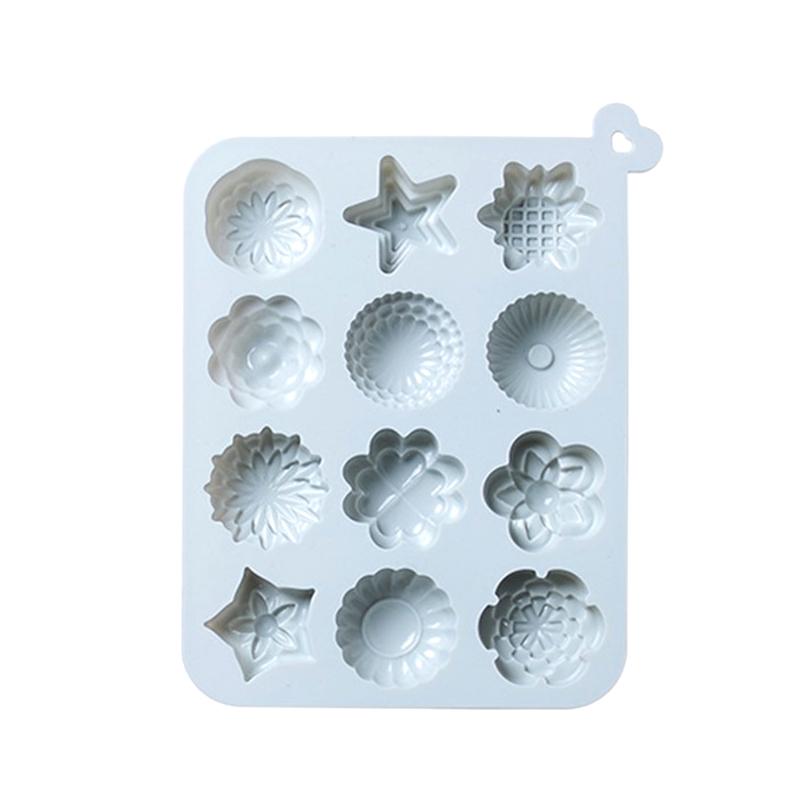 Flower Molds Silicone Daisy Flower Fondant Chocolate Molds Floral Sunflower Tulip Daisy Candy Baking Accessories Cake Tools