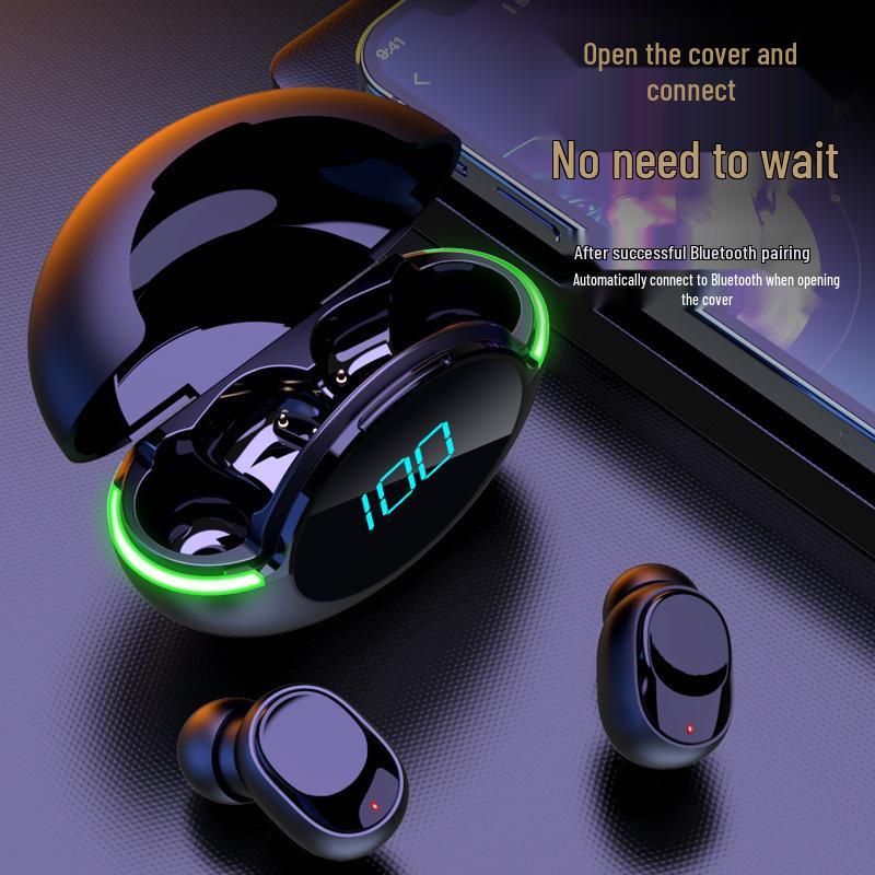 

Y80 Bluetooth In-Ear Headset: Low Latency Gaming, Sports-Ready, Digital Power Display.