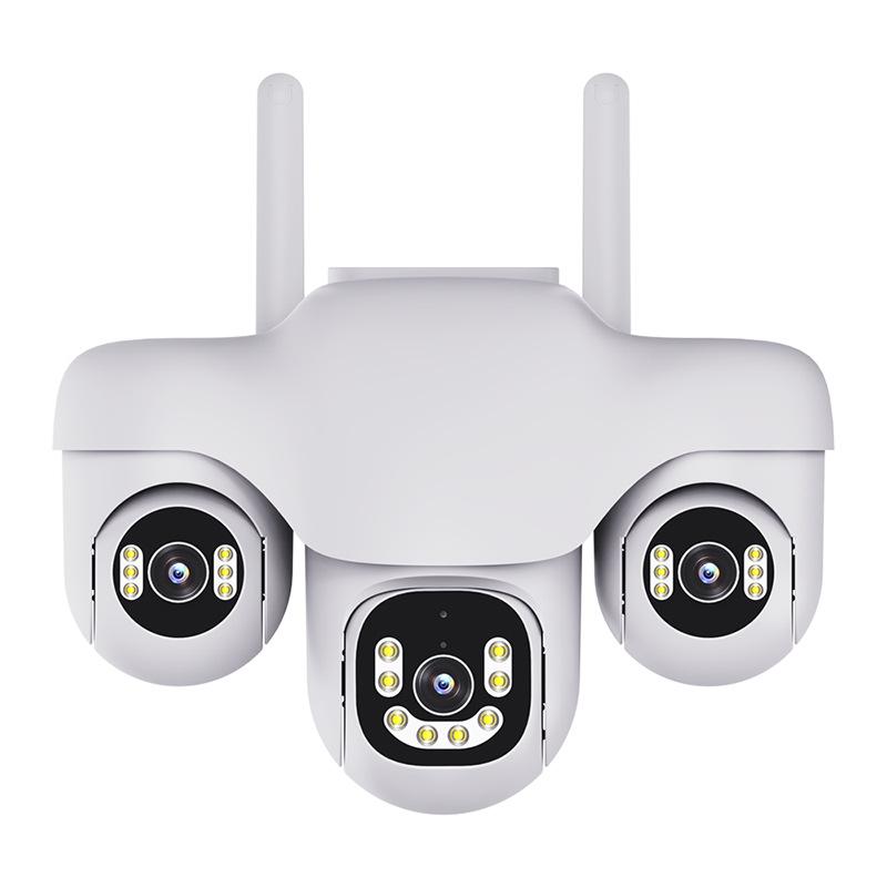 4G HD Night Vision WiFi Panoramic Wireless Triple-Screen Camera