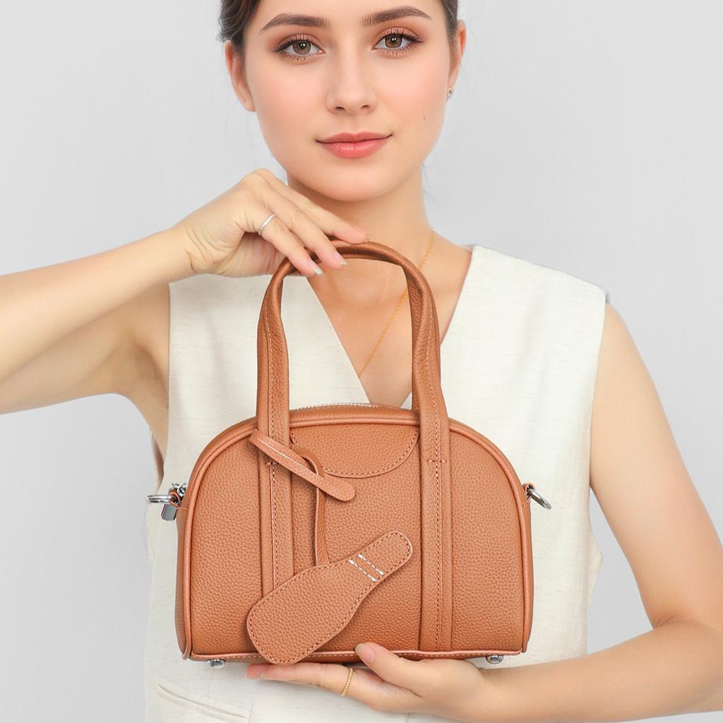 New Niche Designer Bowling Bag, Boston Women's Bag, Hand-held Pillow Bag, Shoulder Bag, Crossbody Bag