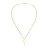 Stainless Steel Cross Necklace Men's Hip Hop Simple Trend Non-Fading Necklace Titanium Steel Sizable Necklace