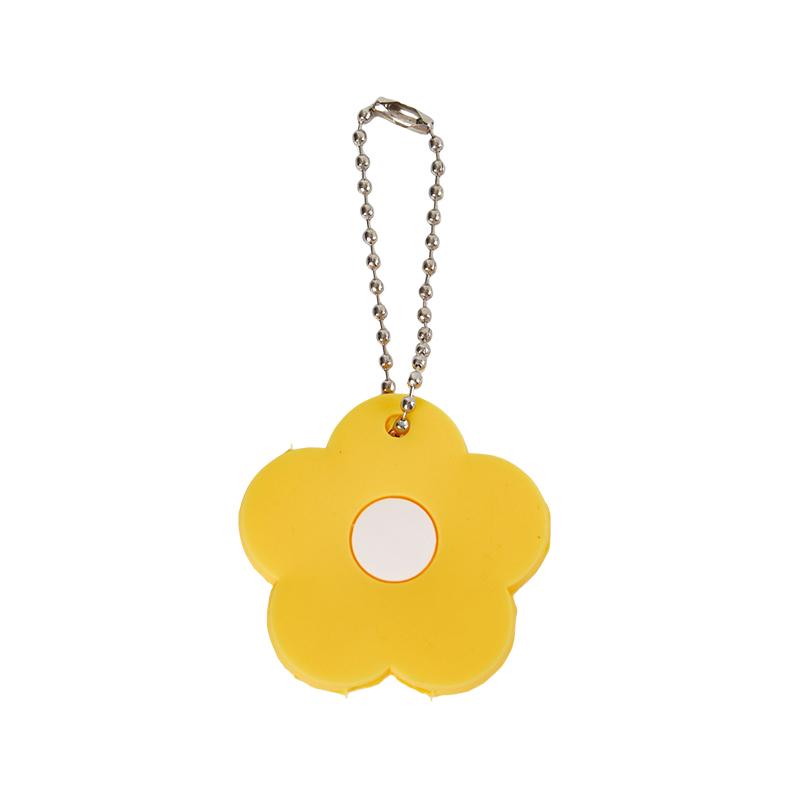 Colore Fiore Cartone Animato Coprichiave Cappuccio Silicone Accessori Chiave Carino Portachiavi Portachiavi Per Ragazza Donna Ciondolo Regalo