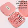 Complete 8 Pcs Set Manicure Kit Nail Clippers with Clippers Cuticle Pusher & Trimmer Portable Gift for Women and Men