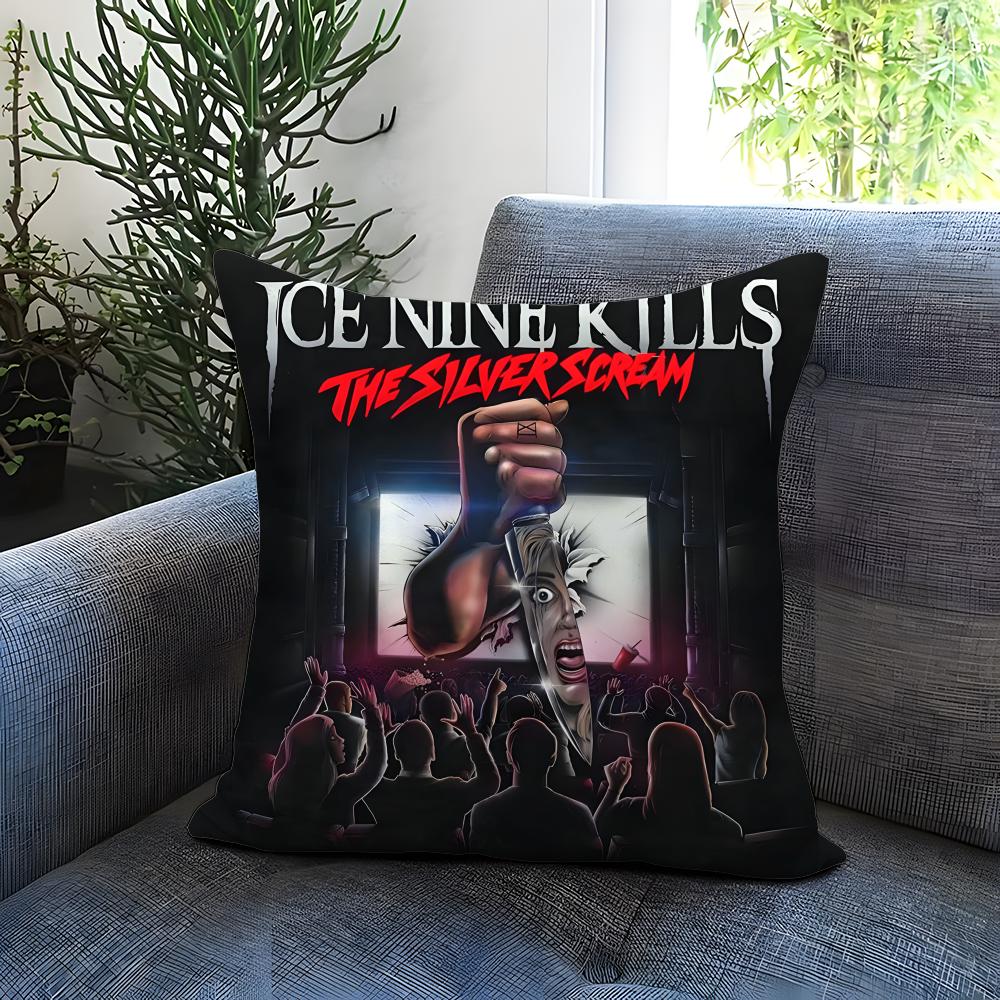 Hot Iice Nine Killses Cushion Cover Comfortable Reversible Pillow Cover Ideal for Car Sofa Bedroom  Beyond