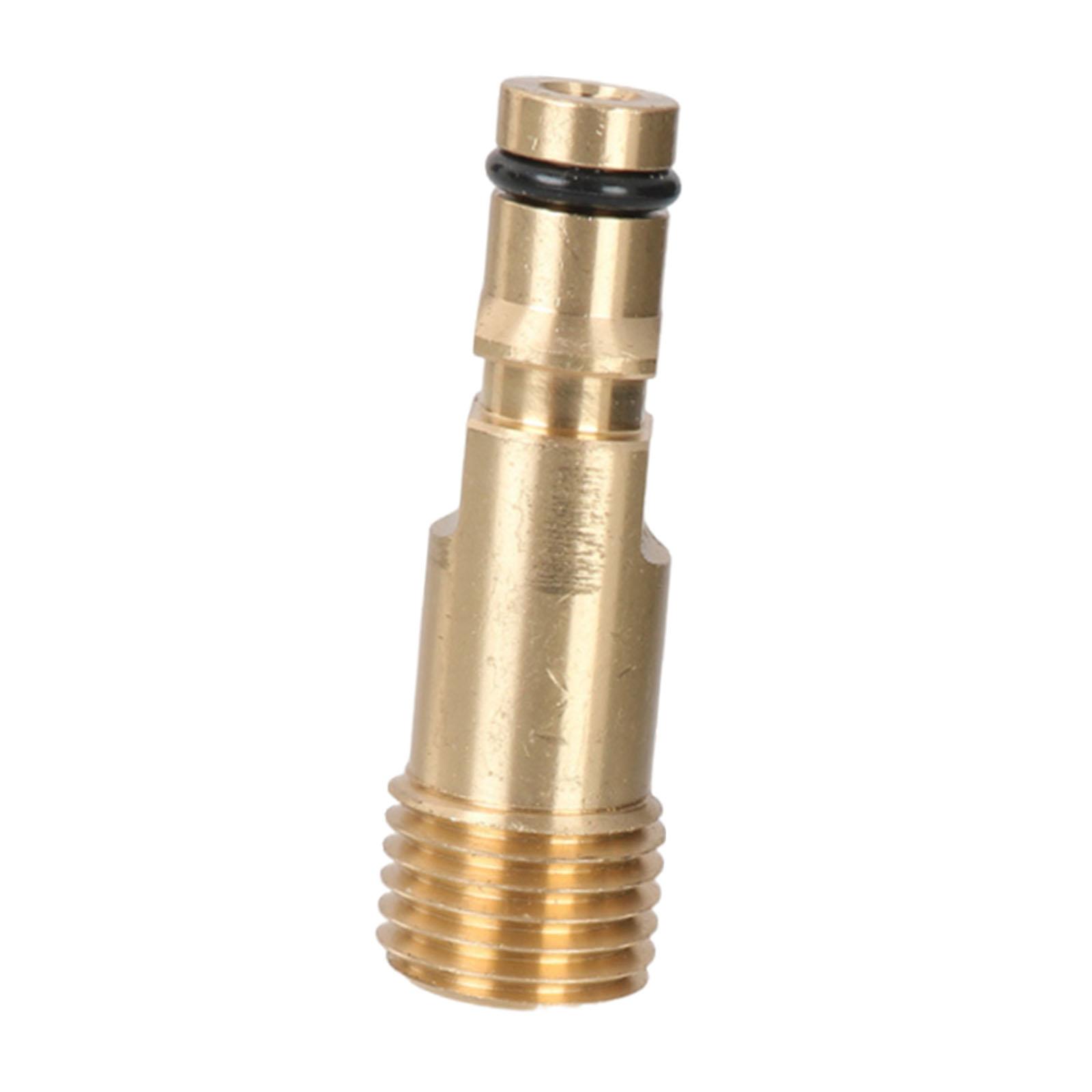 

Pressure Washer Adapter for M14 Quick Connect,Sturdy Direct Replacement,Portable Lightweight Professional 8.7mm Socket Brass золотий
