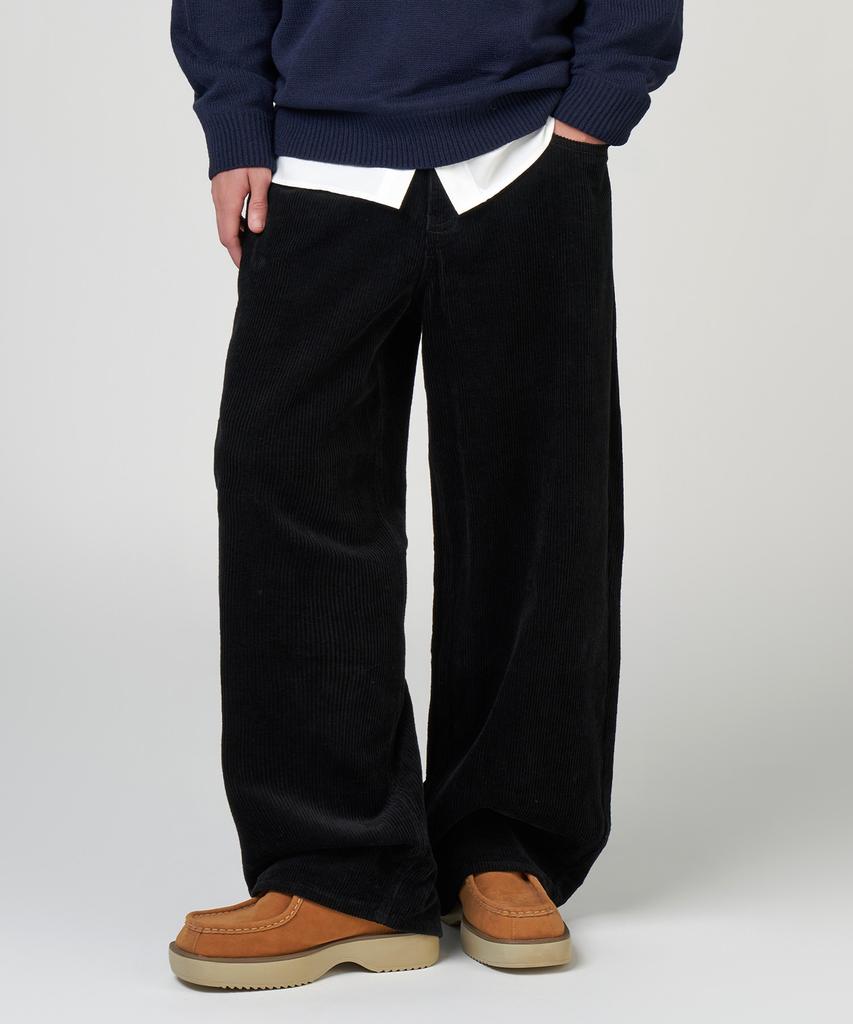 UNTAPPED STUDIO [2Pack] Corduroy Over-Wide Cotton Pants 3 Colors
