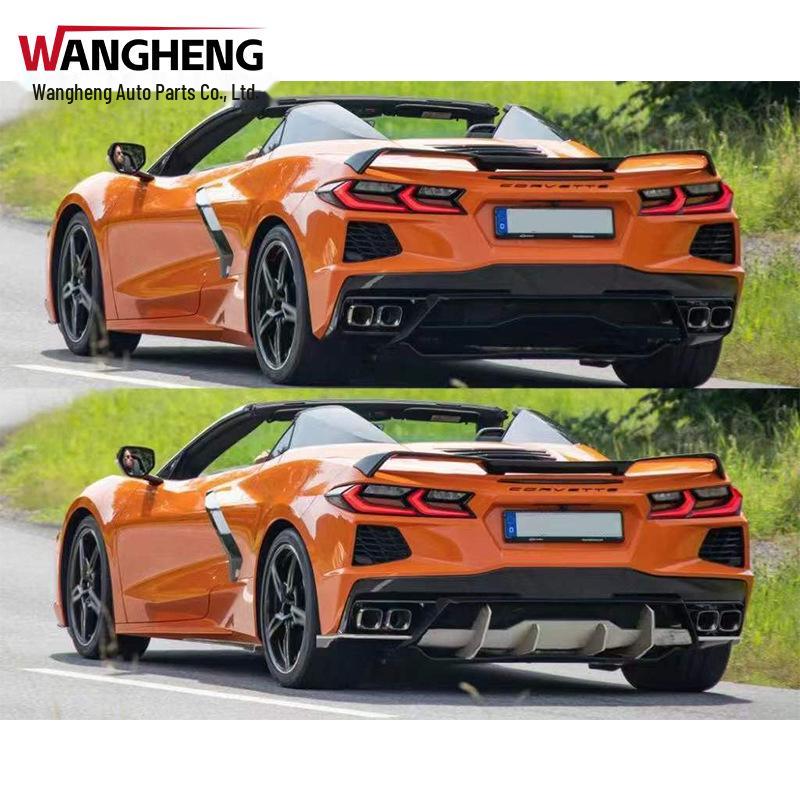 Chevrolet Corvette C8 Carbon Fiber Rear Diffuser & Splitter Accessories